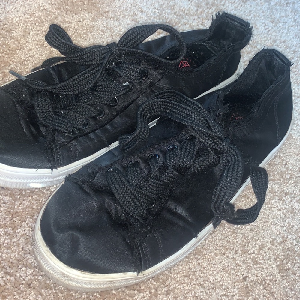 Black sneakers